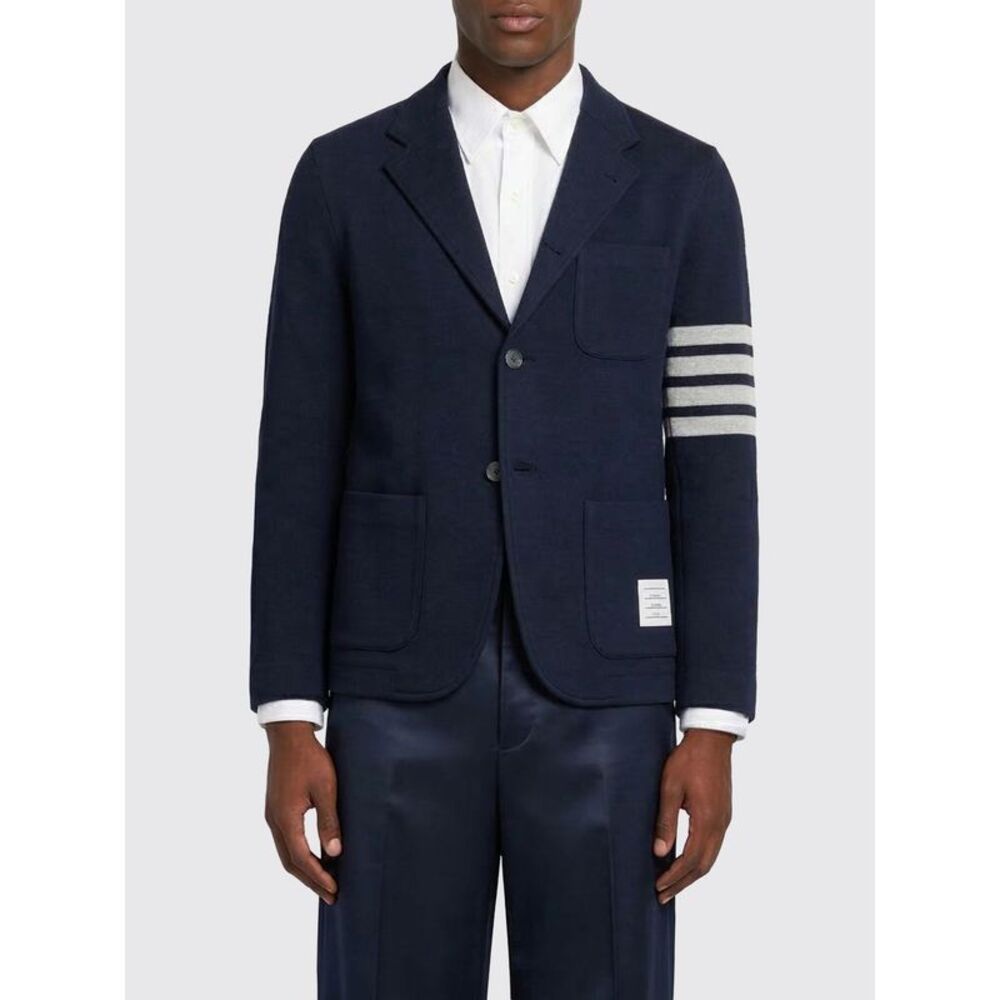 Thom Browne Jacket Men Blue